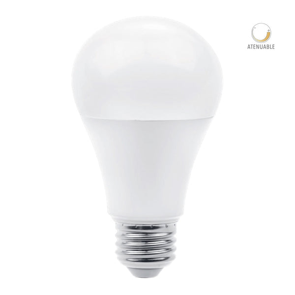 Foco LED A19, 13 W, Luz de Día, Base E27, Atenuable