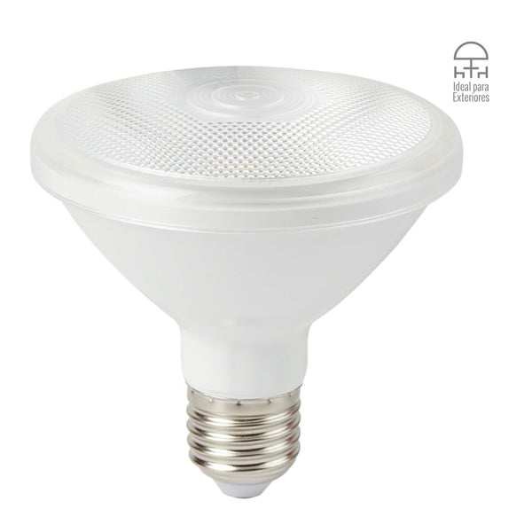 Foco LED PAR30, 13 W, Luz de Día, Base E27, IP65, No atenuable