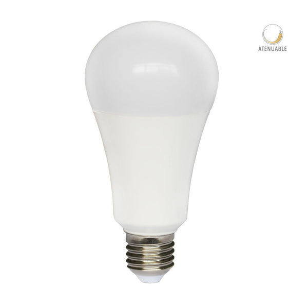 Foco LED A19, 15 W, Luz de Día, Base E27, Atenuable