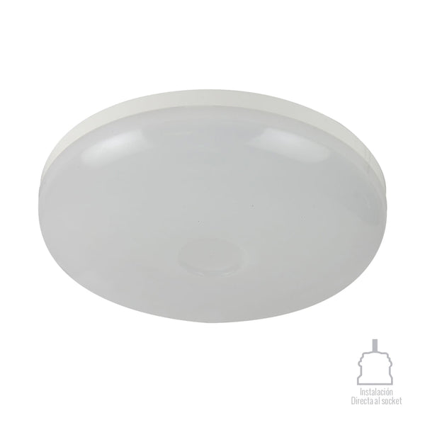 Foco LED circular, 18 W, Luz de Día, Base E27
