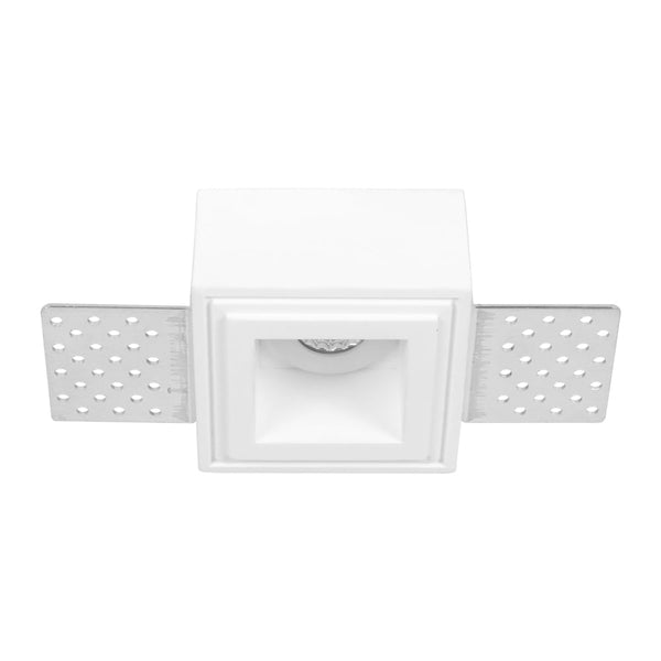 Lámpara Downlight LED Empotrable de Yeso, Sin Marco, 1 W, Luz Suave Cálida, LED integrado
