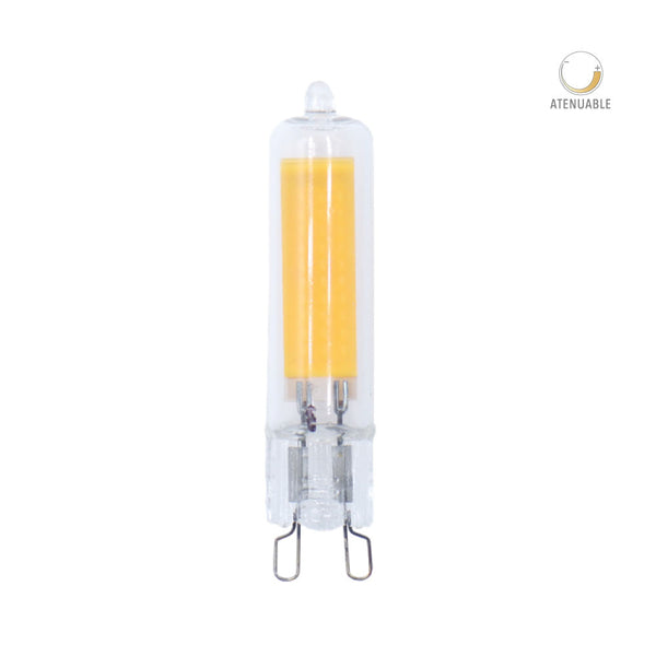 Foco LED tipo ampolleta, atenuable, 3 W, Luz de día, Base G9
