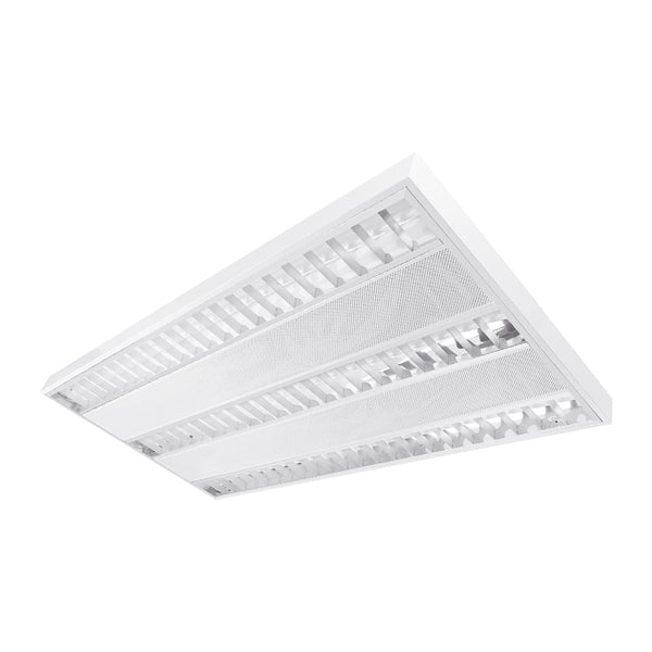 Lámpara Gabinete LED 2x4, 48 W, Luz Blanca Neutra, 3 Bases G5, No atenuable, Focos T5 incluidos