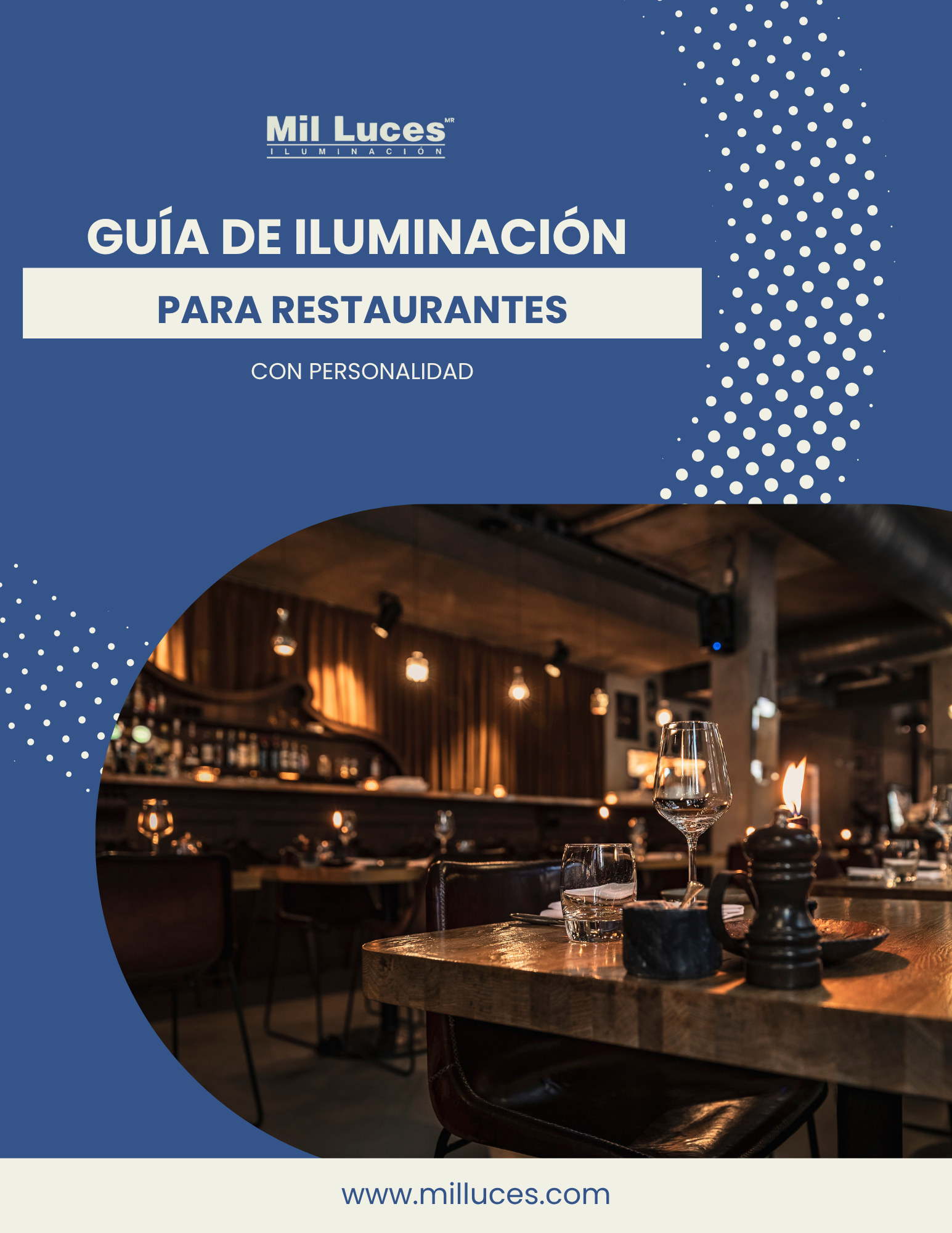 Guía de iluminación para restaurantes con personalidad