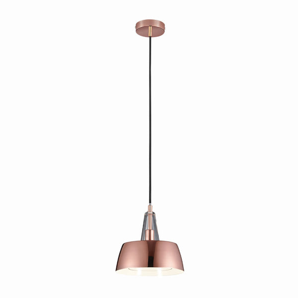 Colgante Metálico 1.50 m de Altura, Potencia Máx. 60 W, 1 Base E27, No incluye foco