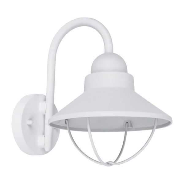 Lámpara de Pared Arbotante Tipo Farol Exterior, Ideal Zona Costera, Potencia Máx. 60 W, Base E27, IP44, No incluye foco