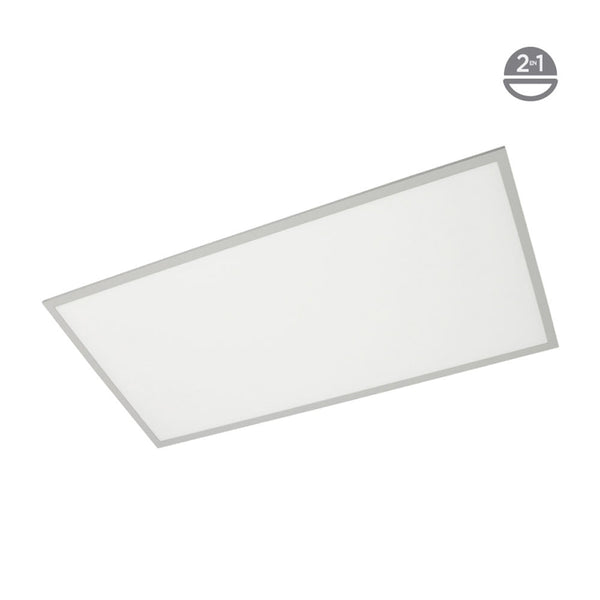 Panel LED 2x4 Suspendido/Empotrado, 60 W, Luz de Día, No atenuable, LED integrado