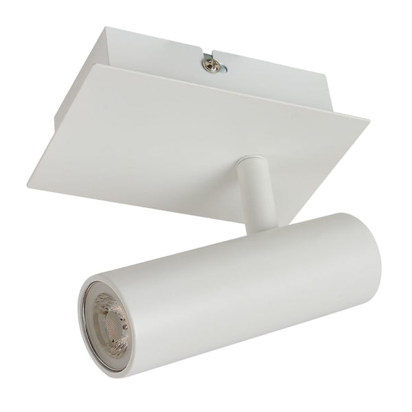 Lámpara de interior Spot LED para sobreponer, 6 W, Luz suave cálida, dirigible