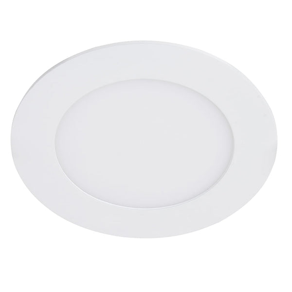 Lámpara Downlight LED Empotrable, 6 W, Luz Blanca Neutra, No atenuable, LED integrado