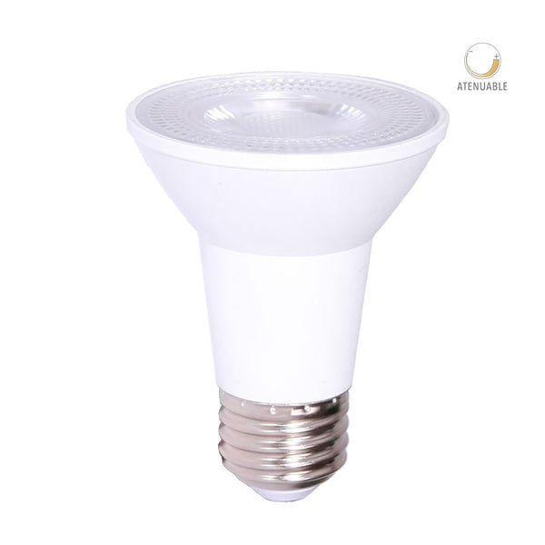 Foco LED PAR20, 7 W, Luz Suave Cálida, Base E27, Atenuable