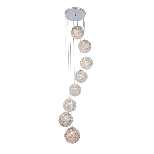 Lámpara Colgante KALI SILVER 10