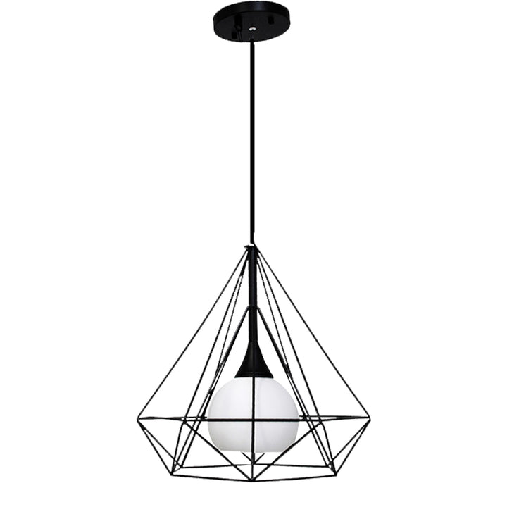 Lampara colgante vintage de diamante