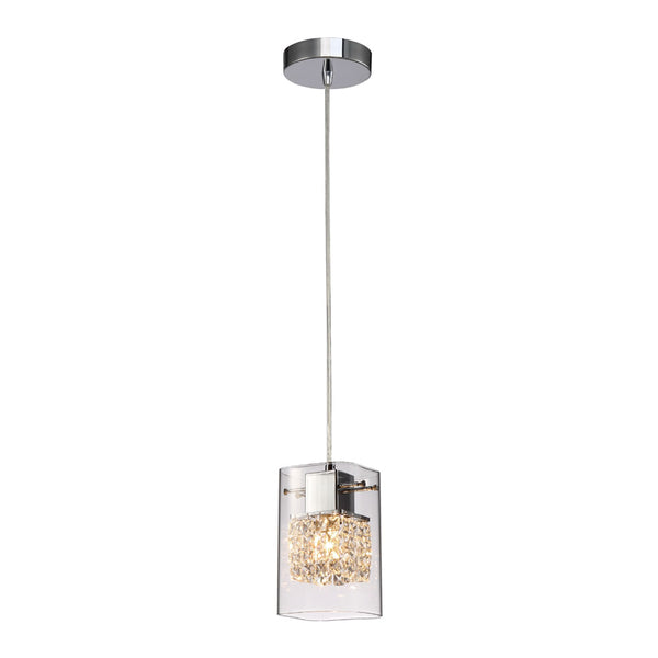 Lampara de techo led con pantalla de vidrio transparente 