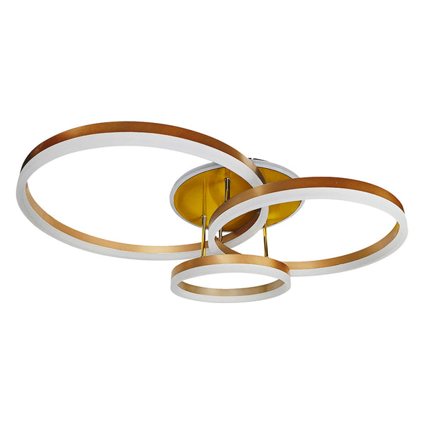 Lámpara de Semiplafón ORION 002 DORADO