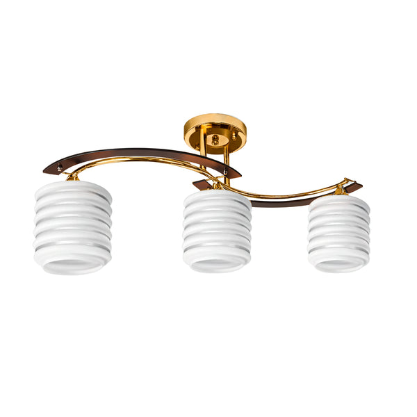 Lámpara de Semiplafón AGABIA 003 DORADO