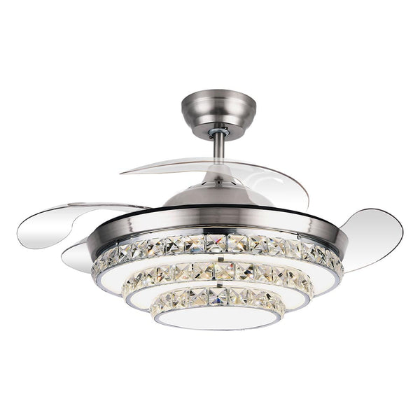 VENTILADOR DE TECHO HARLOW GRIS 72W CCT